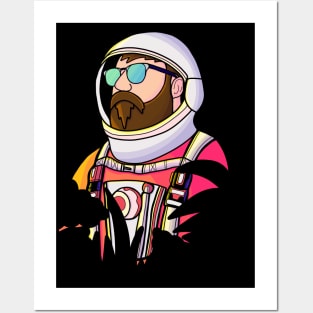 Cool dude astronaut Posters and Art